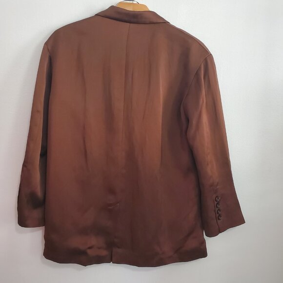 Zara Brown Blazer Size M - Picture 6 of 11